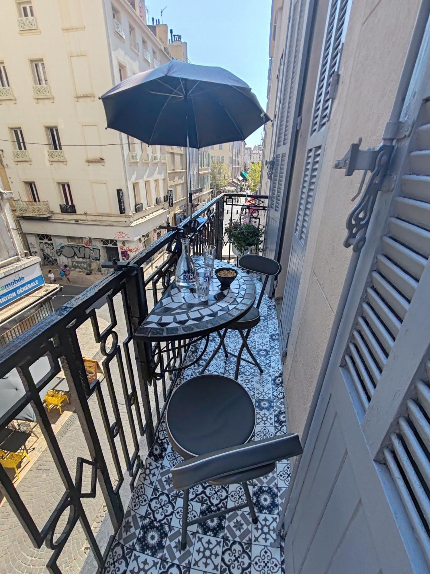 Ferienwohnung T3 Grand Balcon Au Coeur Du Vieux Port Marseilles Exterior foto